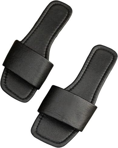 GORGLITTER Women's Gold Sandals Dressy Wedding Flats Cute Flip Flops 2026 | Gold Slides, Fancy Sandals, Boho, Summer, Vacation, Beach, Square Toe Flats, Going Out Shoes in Saudi Arabia