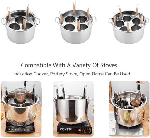 Stockpots,Cooking Pot Commercial Pasta Cooker Set,Multifunctional with Divider and Colander Strainer,Stainless Steel Stock Pot for Home Kitchen,Commercial Cooking Pot in Saudi Arabia