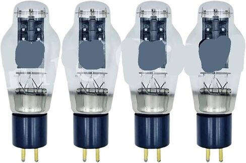 Vacuum Tube 300B Replaces 300BG 4300B WE300B PX300B 300BN 300BT 300BZ HiFi Audio Tube Amplifier DIY Matching(White,1pcs Black seat) in Saudi Arabia