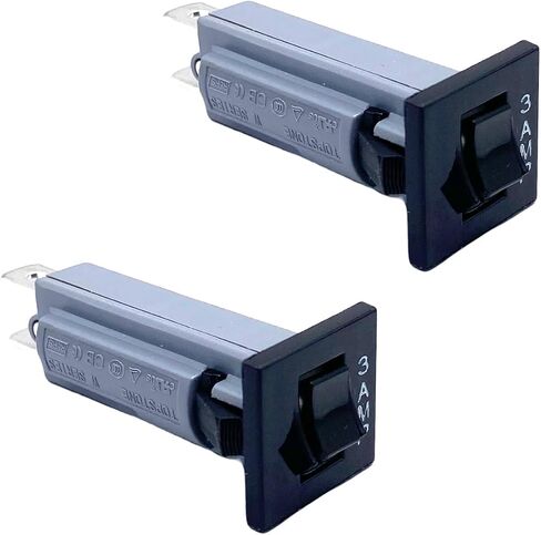 3 PCS 3 AMP Circuit Breakers ، W Series 3 AMP Circuit Breaker Fuse Fuse Connect Quick For Home Boat and Car Repairs in Saudi Arabia