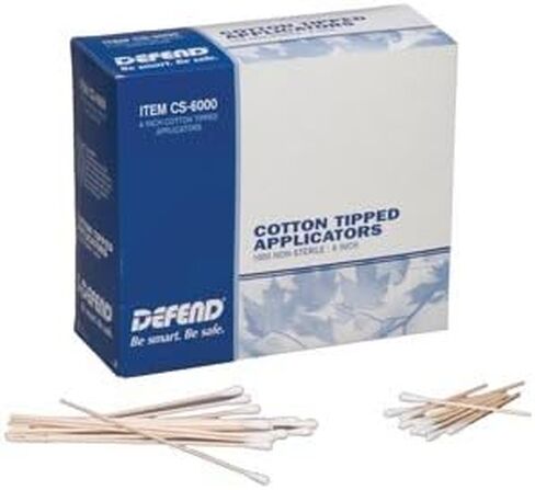 CS-6000 Cotton Tip Applicator, 6" Dowel (Pack of 1000) in Saudi Arabia