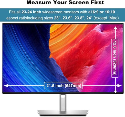 2 Pack Anti-Blue Light & Anti-Scratch Screen Protector Shield for 20, 20.2, 21.5, 21.6, 22 Inches Desktop Computer Monitor in Kuwait