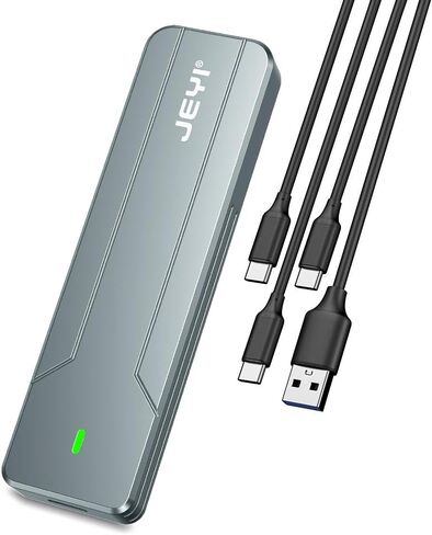 JEYI Quad Nvme Enclosure, 4-Bay RAID Enclosure, USB4 40Gbps to 4 M.2 SSD Enclosure, 40Gbps Transmission Speed SSD Enclosure Compatible with Thunderbolt 3/4 in Saudi Arabia