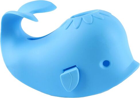 Bath Spout Cover for Bathtub - Protects Baby from Bumping Head During Bathing Time Baby Faucet Cover Universal Faucet Protective Cover Whale Design (Pink) in Saudi Arabia