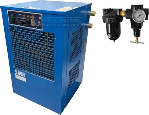 Schulz 40 CFM High Temperature Compressed Air Refrigerated Air Dryer, 7.5HP and 10HP Air Compressors, 2-Stage Moisture Removing Particulate Filter, Pressure Regulator in Saudi Arabia