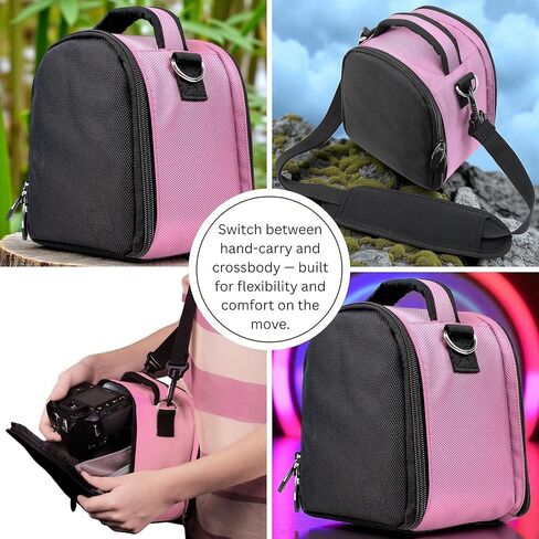 VanGoddy Laurel Plum Purple Carrying Case Bag for Nikon Z50 Z7 Z6, D DL Series, Compact, D-SLR, Mirrorless Cameras in Kuwait