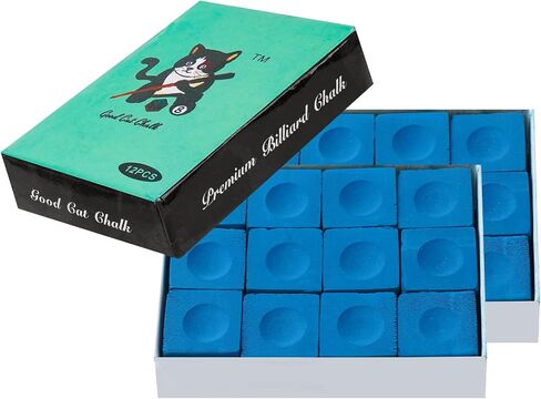 Nano Pool Cue Chalk – Professional Billiard Chalk Set, Bulk Packs Available (12PCS / 24PCS / 144PCS), Long-Lasting Grip, Anti-Miscue, Low Deflection Cue Tip Chalk in Kuwait