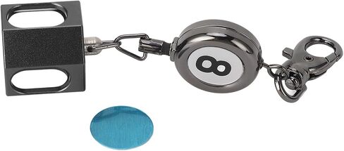 Retractable Pool Chalk Holder - Belt Clip Billiard Cue Chalk Box, Practical Tool for Table Billiards Accessories in Kuwait