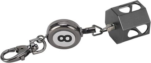 Retractable Pool Chalk Holder - Belt Clip Billiard Cue Chalk Box, Practical Tool for Table Billiards Accessories in Kuwait