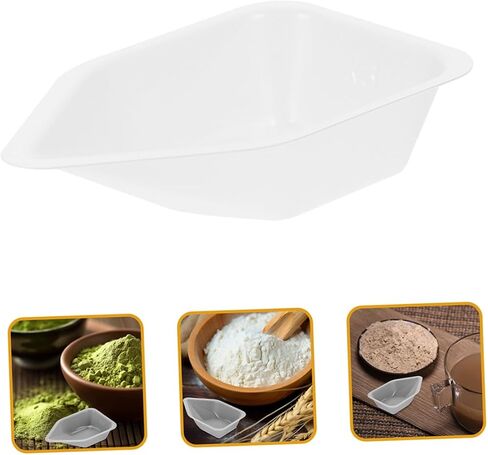 Pretyzoom 10pcs مختبر وزن عموم القوارب البلاستيكية الصغيرة للوزن لقياس الدقة مقياس كيمياء المطبخ مقاييس المطبخ الأوزان الحرفية in Saudi Arabia