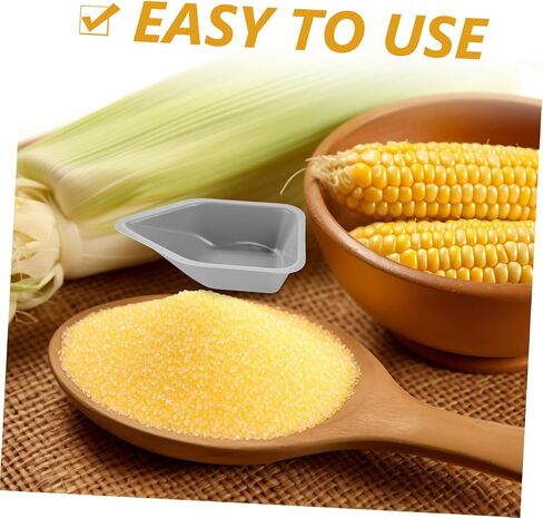 Pretyzoom 10pcs مختبر وزن عموم القوارب البلاستيكية الصغيرة للوزن لقياس الدقة مقياس كيمياء المطبخ مقاييس المطبخ الأوزان الحرفية in Saudi Arabia