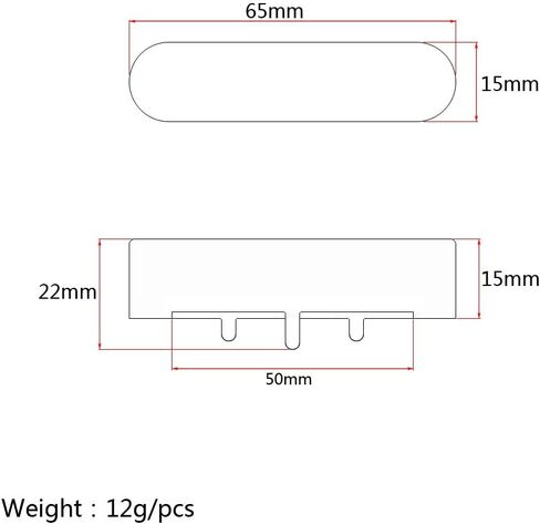 غلاف بيكوف غيتار الرقبة 65x22x15mm ل TL Telecaster Style Guitar Chrome Chrome in Saudi Arabia