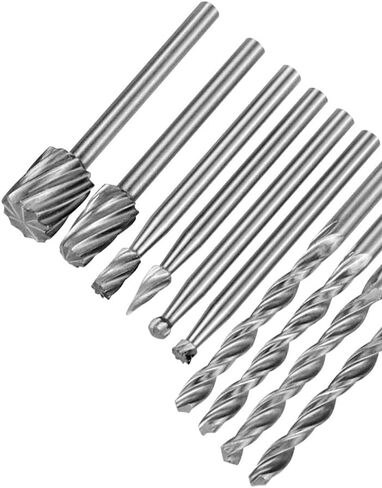 11pcs مخصصة محدد موقع قرن ثابت قاعدة طحن الخشب مجموعة مع بتات الحفر لأدوات دريميل دوار أدوات إكسسوارات أداة الطاقة in Kuwait