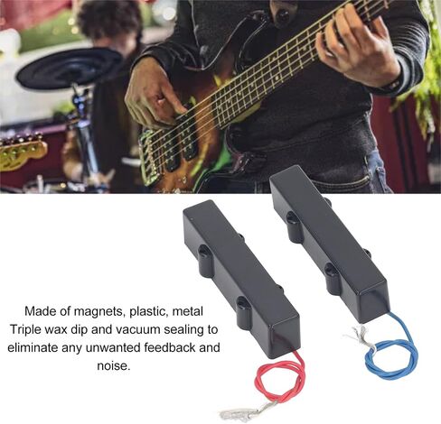 Walfront 2PCS Professional Bass Pickup Build Bessioning Bassion مع Pickup Open Style لـ 5 String Electric Bass in Saudi Arabia