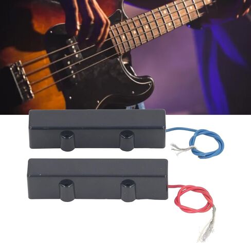 Walfront 2PCS Professional Bass Pickup Build Bessioning Bassion مع Pickup Open Style لـ 5 String Electric Bass in Saudi Arabia