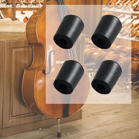 4x Double Bass Endpin Rubber Tips String Instrument End Cap Protectors Inner in Kuwait
