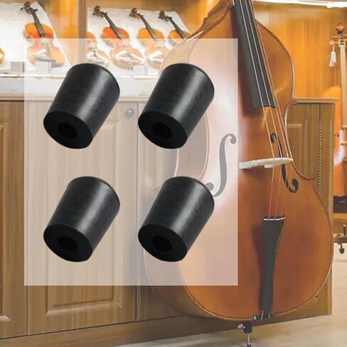 4x Double Bass Endpin Rubber Tips String Instrument End Cap Protectors Inner in Kuwait