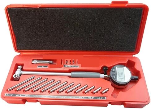 Dial Bore Gauge Hole Diameter Digital 0.001mm 18-35mm 35-50mm 50-160mm/0.01mm Dial Bore Gauge Center Ring Dial Indicator Micrometer Gauges Measuring Tools(0.01mm 35-50) in Saudi Arabia