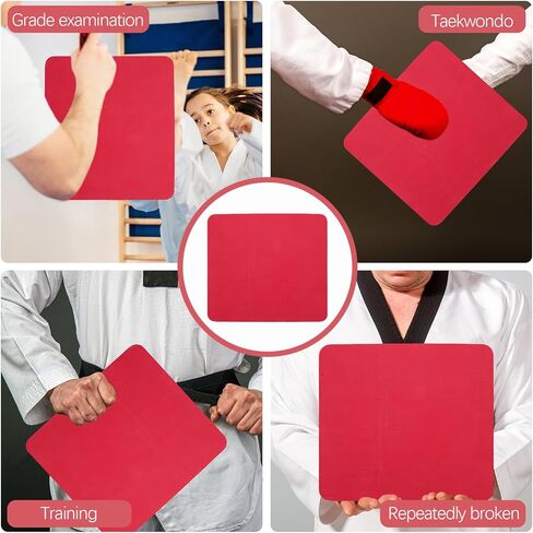 Portable Karate Board Rebreakable Punching Board for Kids and Adults, Boxing Equipment and Karate Breaking Board（Red） in Kuwait