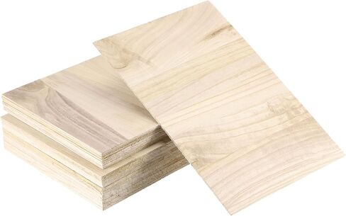 PATIKIL Wood Breaking Board 3mm 6mm Thick, 20 Pack Karate Martial Arts Boards Wooden Kick Board Training Accessory for Adult Taekwondo Punching Karate Practice Performing in Saudi Arabia