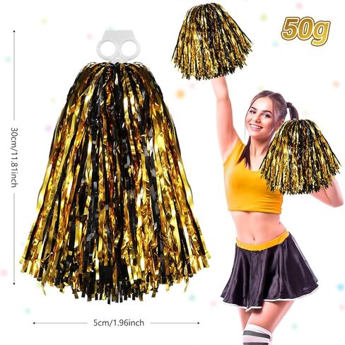 Thenshop التشجيع بوم بومس 2 حزمة المشجع فرقة حماسية متعة pompoms تهتف اليد الزهور بومبومات المعاد in Kuwait