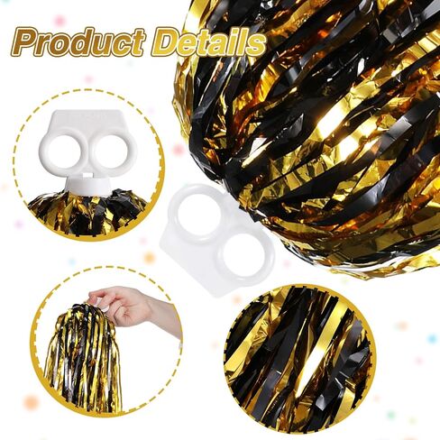 Thenshop التشجيع بوم بومس 2 حزمة المشجع فرقة حماسية متعة pompoms تهتف اليد الزهور بومبومات المعاد in Kuwait