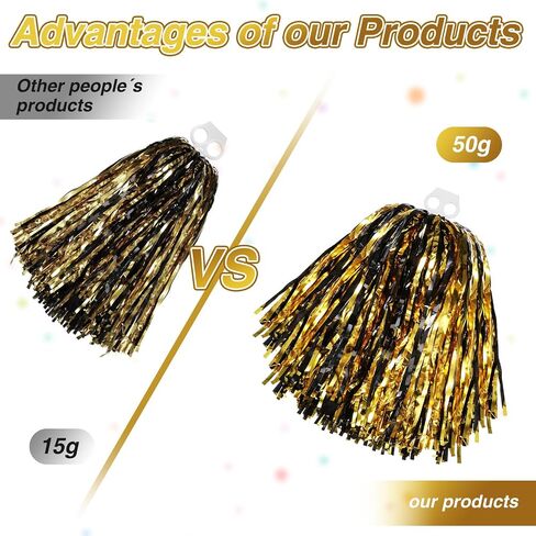 Thenshop التشجيع بوم بومس 2 حزمة المشجع فرقة حماسية متعة pompoms تهتف اليد الزهور بومبومات المعاد in Kuwait