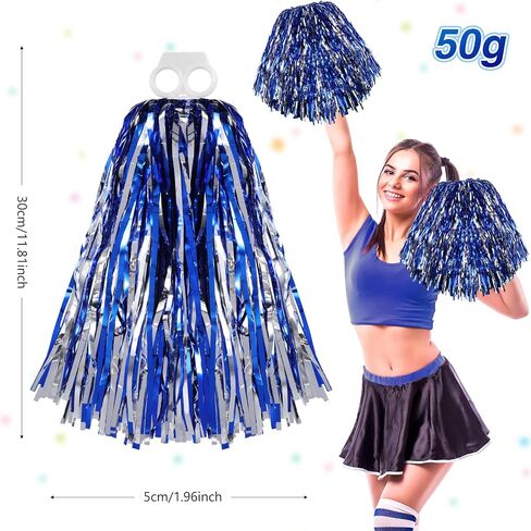 Thenshop التشجيع بوم بومس 2 حزمة المشجع فرقة حماسية متعة pompoms تهتف اليد الزهور بومبومات المعاد in Kuwait