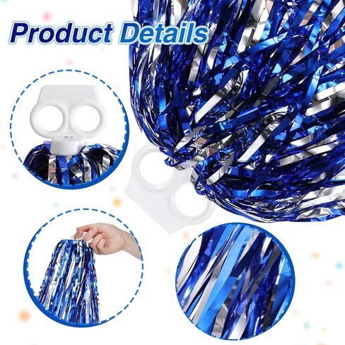 Thenshop التشجيع بوم بومس 2 حزمة المشجع فرقة حماسية متعة pompoms تهتف اليد الزهور بومبومات المعاد in Kuwait