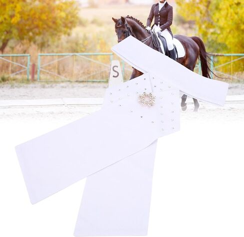 Horse Riding Stock Tie Equestrian Competition Neckwear Pre Tied Riding Stock Tie for Cotton Horse Show Tie Equestrian Show Contest in Saudi Arabia