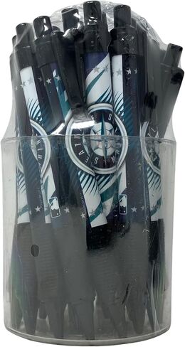 Pro Specialities Group MLB Seattle Mariners 24-Pack Tub Pens- Great Stocking المعاناة ومفضلات الحفلات in Saudi Arabia