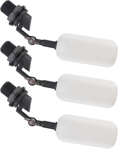 YajuPavilion"1/2 Inch AquaPulse Automatic Water Filler – Adjustable Float Ball Valve for Ponds & Livestock Troughs – Automatic Water Level Control – Durable Plastic – Easy Install (3-Pack)" in Saudi Arabia