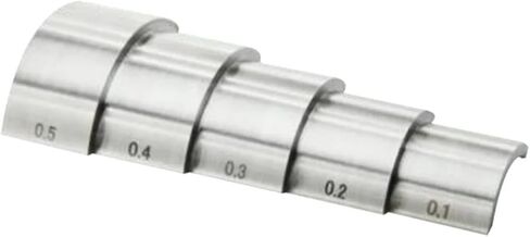 NDT UT TEST COLLS 1018 CORBON CORBON CORCED 5-Step COLLE لقياس سماكة الموجات فوق الصوتية (0.100-0.500 SS) in Kuwait