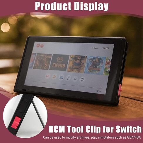 RCM Jig Clip Short for Nintendo Switch RCM Loader Jig Short Circuit Tools for Switch Recovery Mode Short Circuit Tools Connector for NS Recovery Mode Power Tool Accessory Jigs With Box (Red) in Saudi Arabia