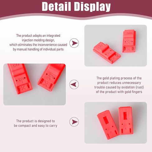 RCM Jig Clip Short for Nintendo Switch RCM Loader Jig Short Circuit Tools for Switch Recovery Mode Short Circuit Tools Connector for NS Recovery Mode Power Tool Accessory Jigs With Box (Red) in Saudi Arabia