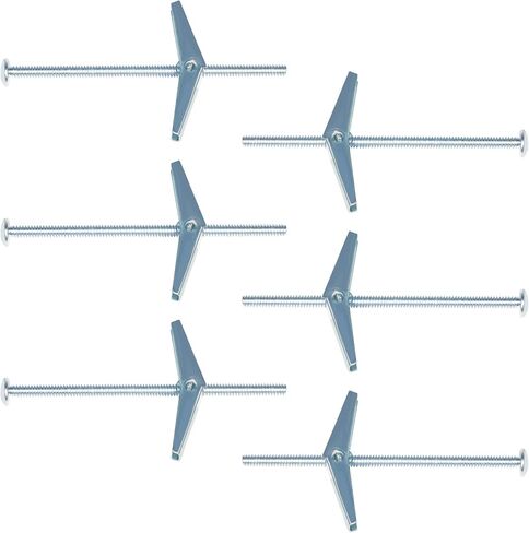 تبديل البراغي 60pcs ، 1/8 × 3 بوصة (77 مم × 38 مم) مرساة للتبديل للالتحام الجاف ، مرساة الفراشة ، مرساة الجدار المجوف للجدران الجافة in Saudi Arabia