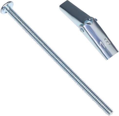 تبديل البراغي 60pcs ، 1/8 × 3 بوصة (77 مم × 38 مم) مرساة للتبديل للالتحام الجاف ، مرساة الفراشة ، مرساة الجدار المجوف للجدران الجافة in Saudi Arabia