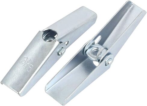 uxcell 3/16-inch Dia Female Thread Spring Loaded Hollow Wall Anchor Toggle Wing Nut 50pcs in Saudi Arabia