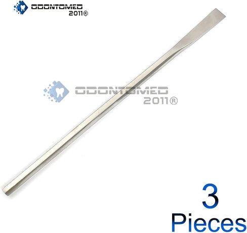 OdontoMed2011 3 PCS Sheehan Straight Osteotome 2MM Hexagon Handle 16CM Dental Instruments ODM in Saudi Arabia