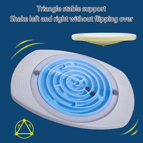 لعبة Maze Balance Board ، لوحة التدريب الحسي مع لوحة متاهة بديلة غير قابلة للانزلاق ، ولوحة متينة للتعليم المبكر وتنمية المهارات MAX 165 رطلاً in Kuwait