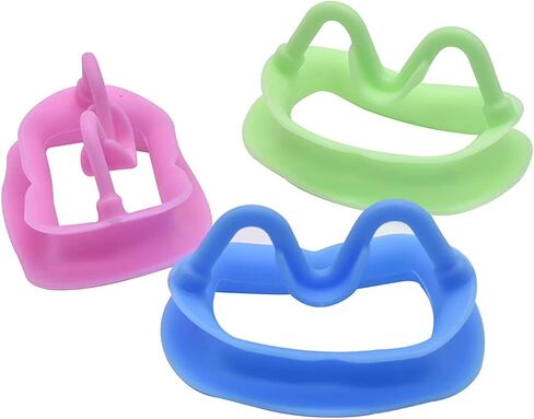 2 Pcs Silicone Mouth Opener, Dental Cheek Retractor for Teeth Whitening,Reusable Intraoral Lip Retractor (Pink) in Saudi Arabia