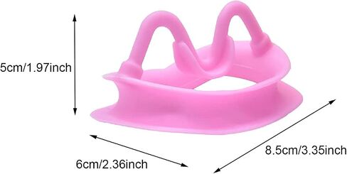 2 Pcs Silicone Mouth Opener, Dental Cheek Retractor for Teeth Whitening,Reusable Intraoral Lip Retractor (Pink) in Saudi Arabia