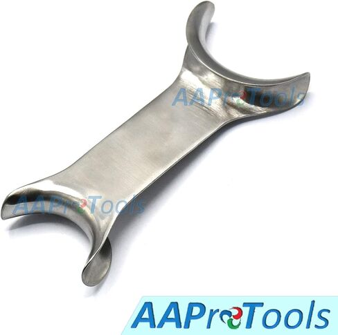 Dental Cheek Retractor 4.5" Surgi Orthodontics Double Sided Stainless Steel Instruments in Saudi Arabia