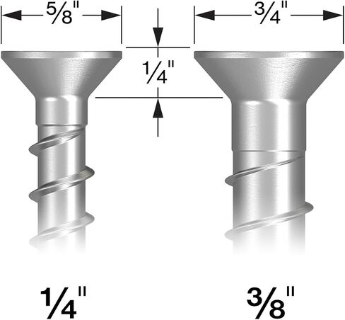 Simpson Strong-Tie THD37500CS Titen HD 3/8 in. x 5 in. Zinc-Plated Countersunk Head Heavy-Duty Screw Anchor (50-Qty) in Saudi Arabia