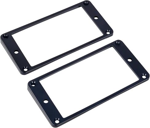 Banworks Humbucker Rings Plastic Slanted Top Curved Bottom Humbucker Pickup Covers 7.5x10mm Guitar Pickup Frame for Epiphone Les Paul LP Style Electric Guitars Pack of 2 JT/SYQG-20 Cream in Kuwait