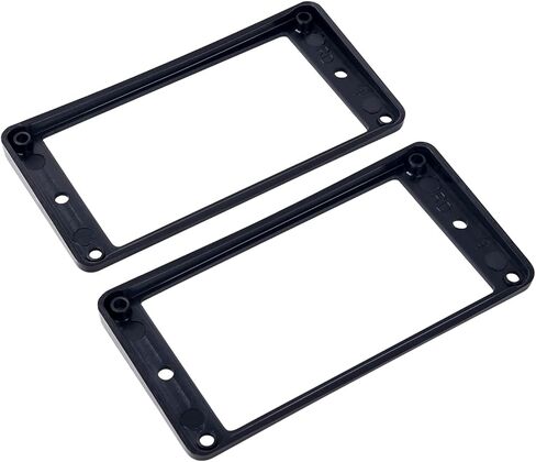 Banworks Humbucker Rings Plastic Slanted Top Curved Bottom Humbucker Pickup Covers 7.5x10mm Guitar Pickup Frame for Epiphone Les Paul LP Style Electric Guitars Pack of 2 JT/SYQG-20 Cream in Kuwait