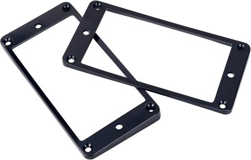 Banworks Humbucker Rings Plastic Slanted Top Curved Bottom Humbucker Pickup Covers 7.5x10mm Guitar Pickup Frame for Epiphone Les Paul LP Style Electric Guitars Pack of 2 JT/SYQG-20 Cream in Kuwait