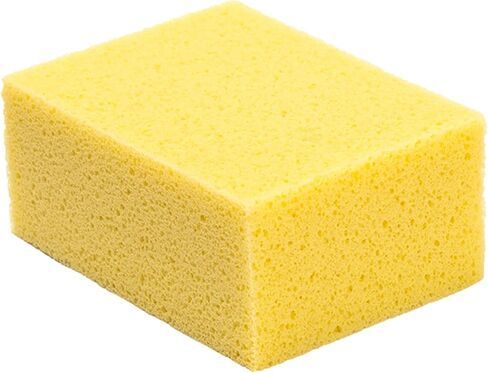Tile Doctor Multipurpose Sweepex Sponge Made with Polyester Pack of 6 - Ideal for Bathroom, Kitchen & Floor Cleaning - Non-Scratch Sponge - Non Abrasive - (Yellow) in Saudi Arabia