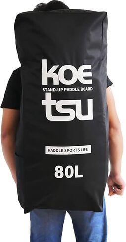 حقيبة لوحة Paddle ، 80L/105L/125L حقيبة مجداف قوارب الكاياك ، قفف لوحة وركوب الأمواج حقيبة على ظهر حقيبة ، حقيبة قارب مقاومة للماء أوكسفورد للنساء ، حقيبة تجديف ، سوداء ، 125 لتر in Saudi Arabia