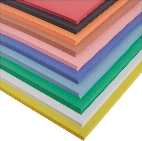 Prang (Formerly Art Street) Construction Paper, 10 Assorted Colors, Standard Weight, 9" x 12", 500 Sheets in Kuwait